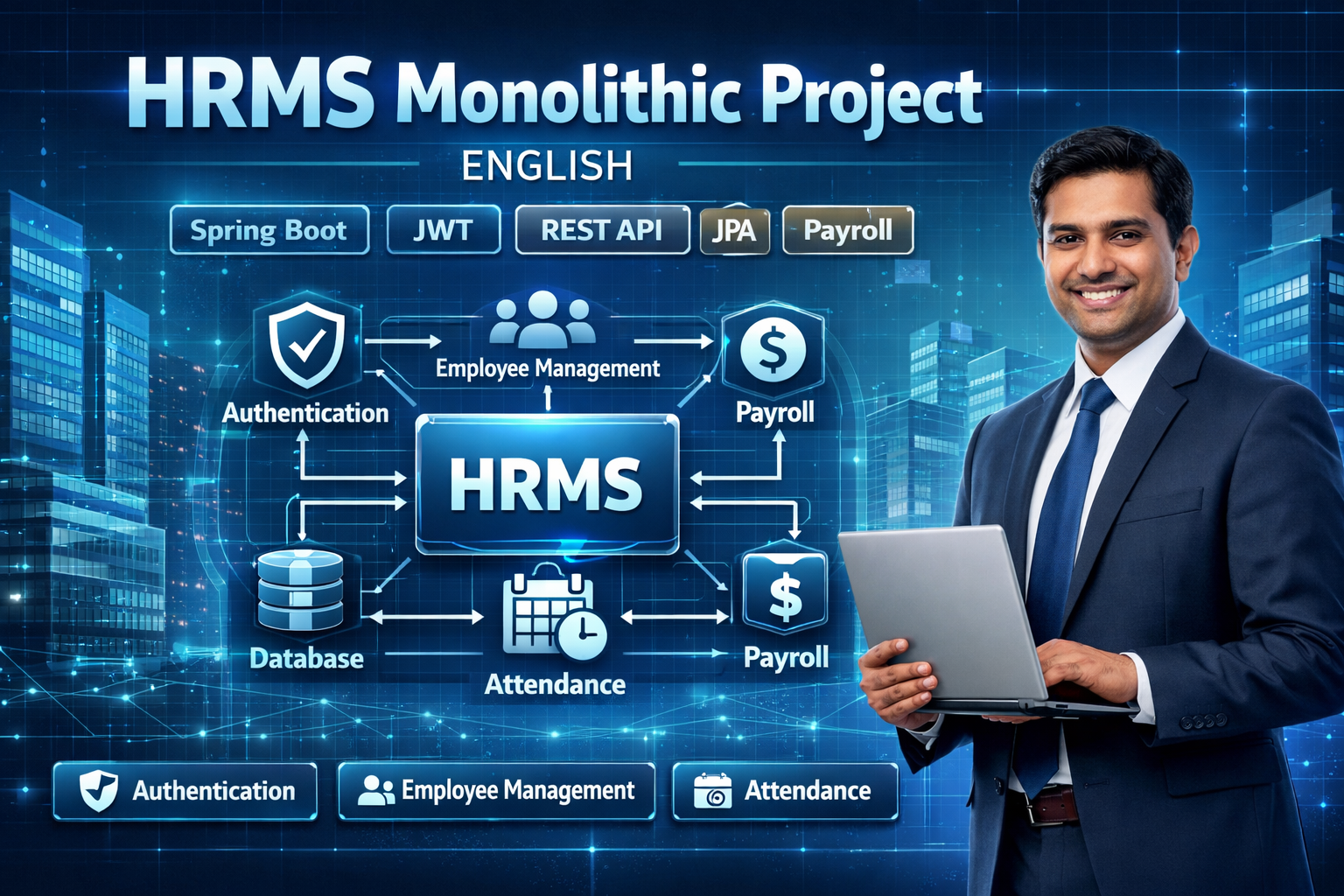 HRMS Monolithic Project